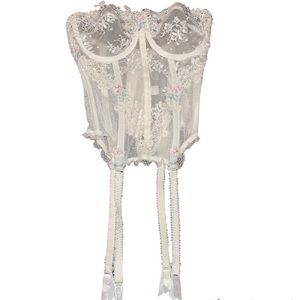 Victoria’s Secret Vintage Wedding Bustier Corset